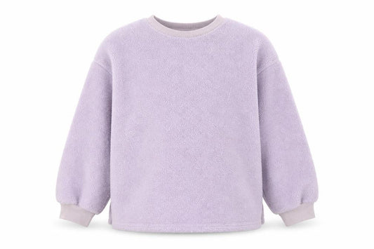 Next Girls Purple Fleece Pullover Sweatshirt, Size 8 Years
