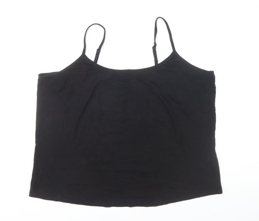 Capsule Black Camisole Tank Top, Women Size 24, Plus