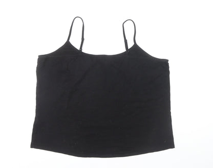 Capsule Black Camisole Tank Top, Women Size 24, Plus