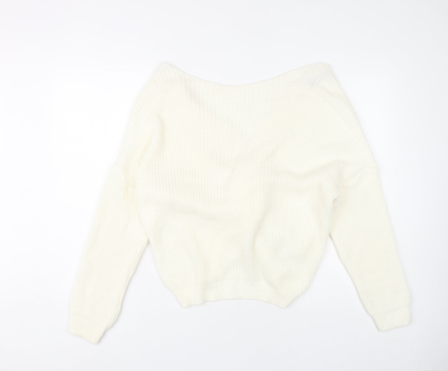 Womens UK Size XL PRETTYLITTLETHING Ivory Pullover Jumper