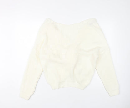 Womens UK Size XL PRETTYLITTLETHING Ivory Pullover Jumper