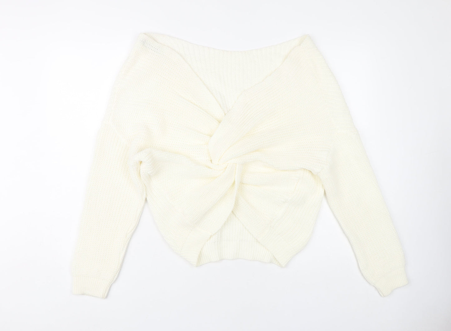 Womens UK Size XL PRETTYLITTLETHING Ivory Pullover Jumper