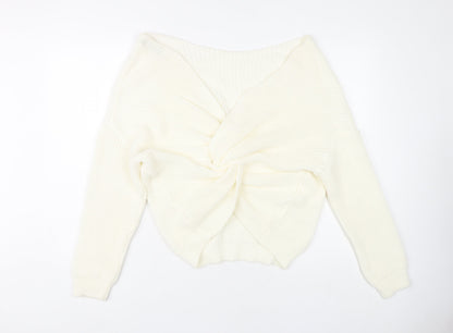 Womens UK Size XL PRETTYLITTLETHING Ivory Pullover Jumper