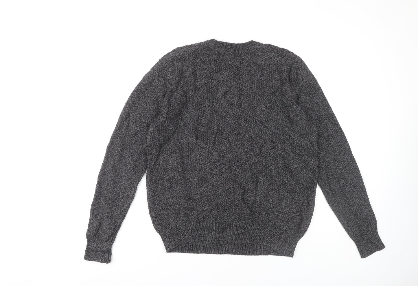 Next Men's Grey Cable-Knit Pullover Jumper M