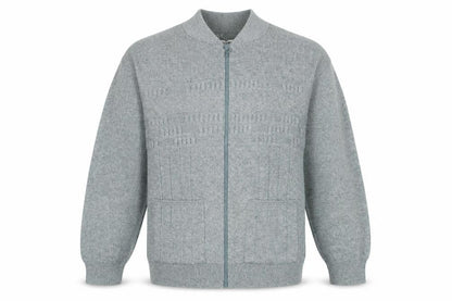 Mens UK Size XL Greenwoods Grey Full Zip Jumper
