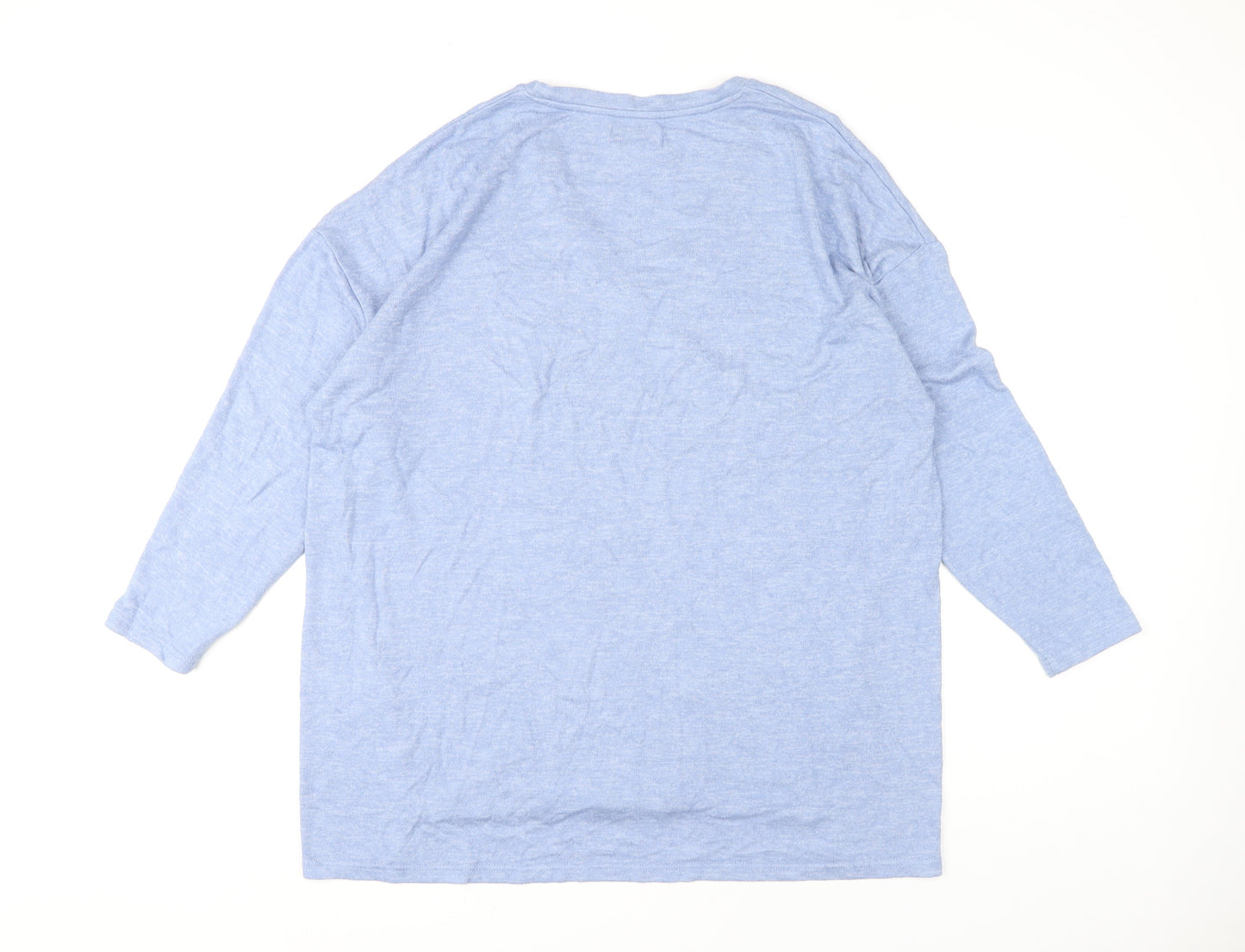 JD Williams Women’s Blue V-Neck Pullover Jumper Size 20
