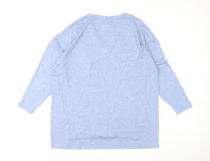 JD Williams Women’s Blue V-Neck Pullover Jumper Size 20