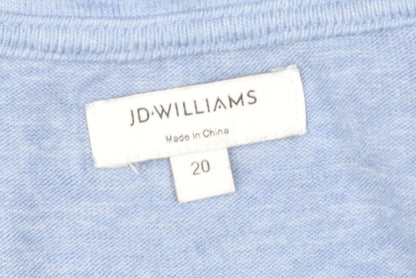 JD Williams Women’s Blue V-Neck Pullover Jumper Size 20