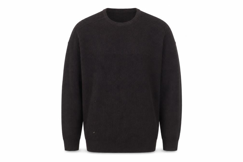 Mens UK Size XL Marks and Spencer Black Pullover Jumper