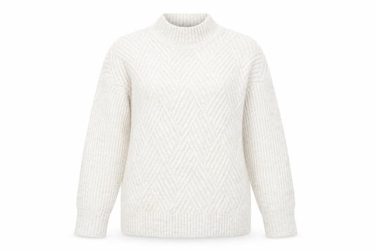 Womens UK Size 10 M&Co Ivory Pullover Jumper
