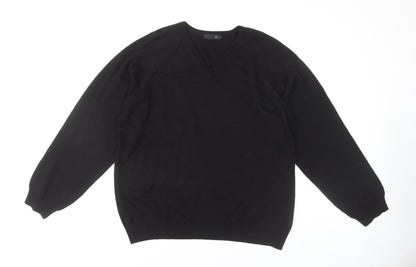 BHS Men's Black Large Pullover Jumper