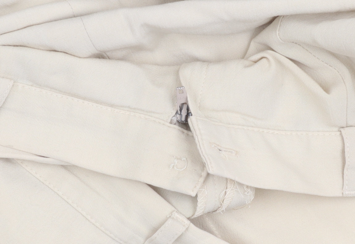 Damart Women's Beige A-Line Midi Skirt Size 14