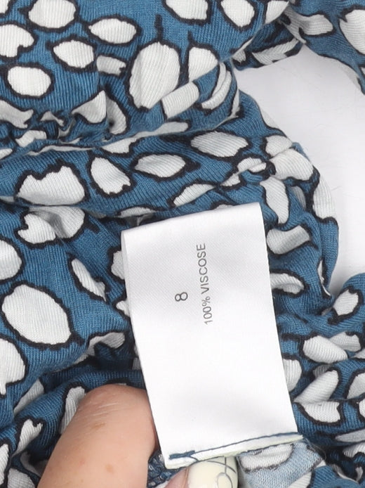 Dickins & Jones Women's Blue Dress Size 8 Long Sleeve