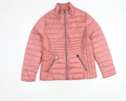 Womens UK Size 10 Betty Kay Pink Puffer Jacket