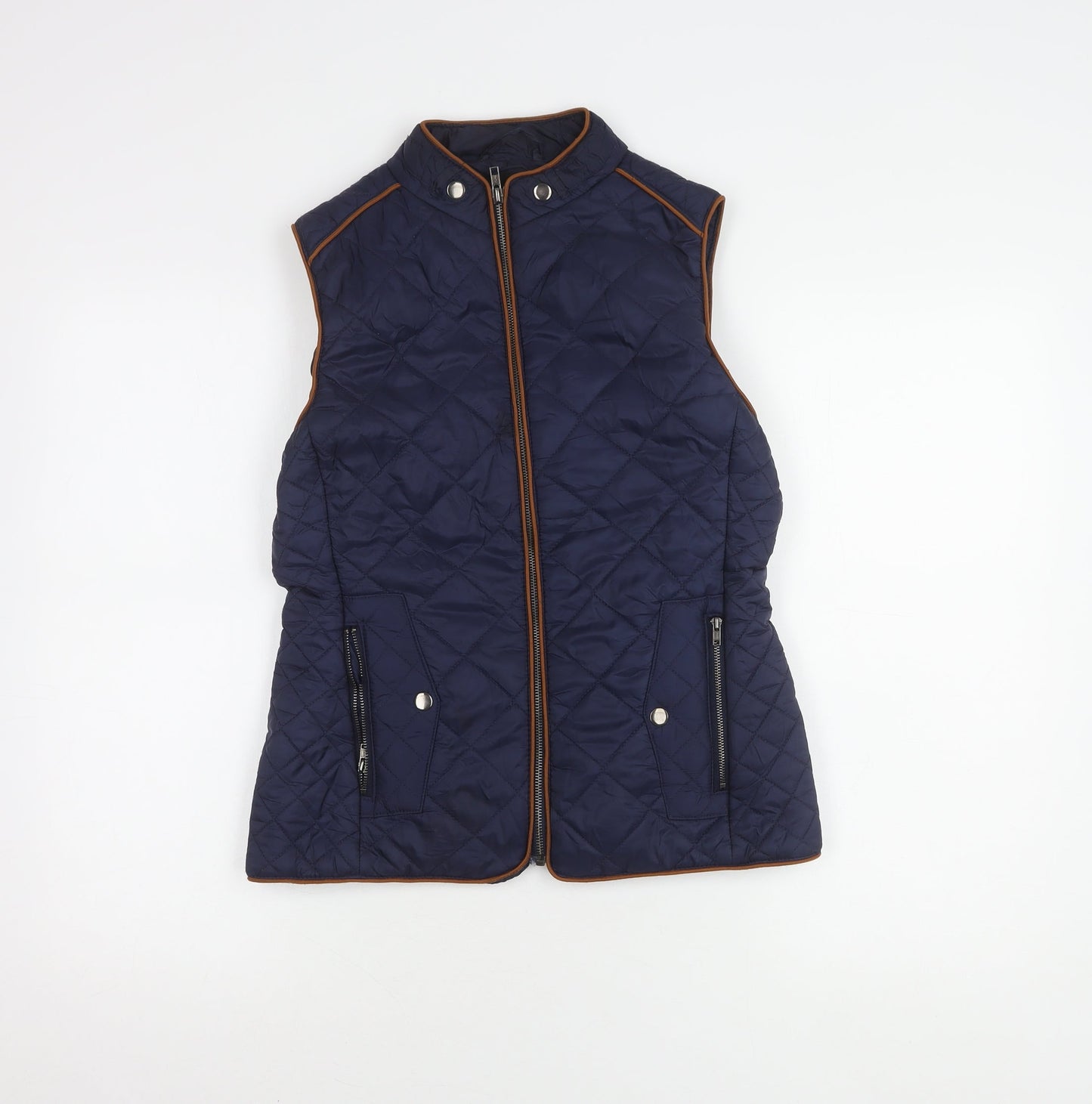 Jack In The Bag Women's Blue Quilted Waistcoat Size 10