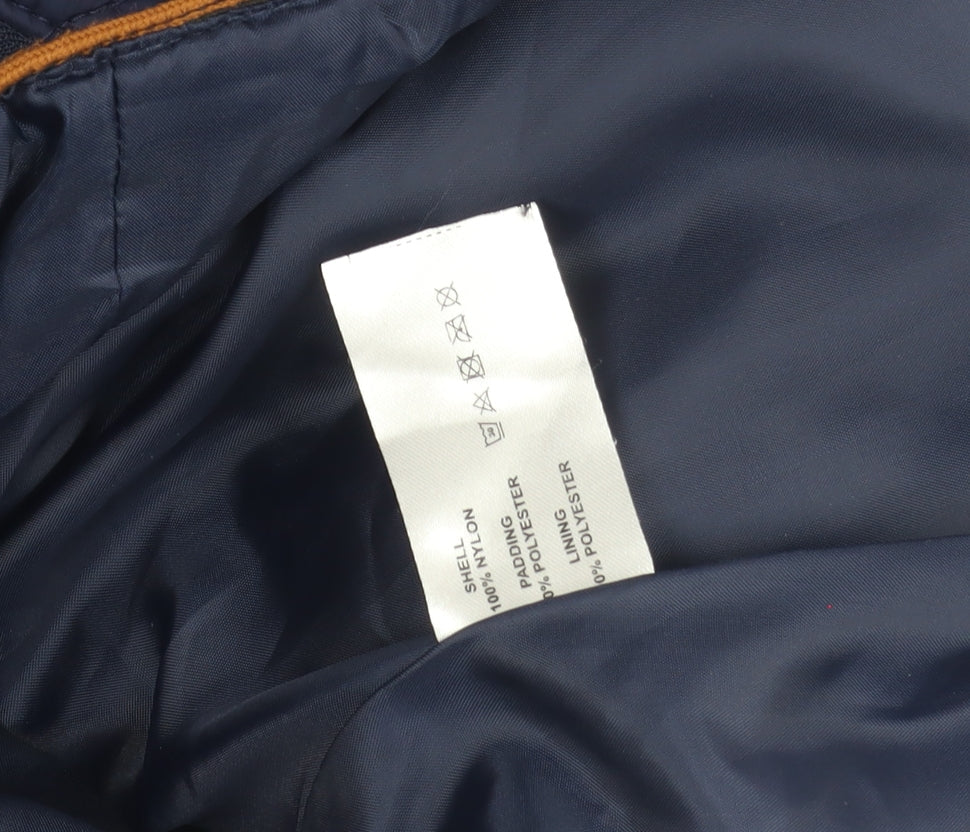 Jack In The Bag Women's Blue Quilted Waistcoat Size 10