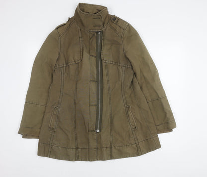 Womens UK Size 8 NEXT Brown Basic Jacket