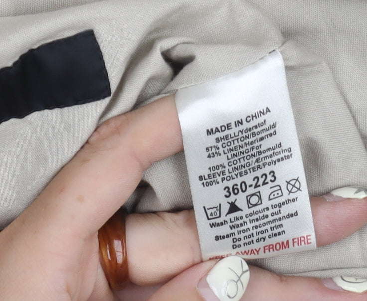 Womens UK Size 8 NEXT Brown Basic Jacket