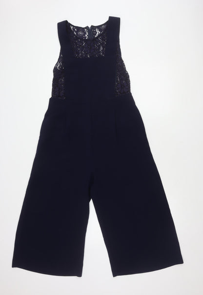 Jaspal Women's Blue Lace Jumpsuit M Formal Evening