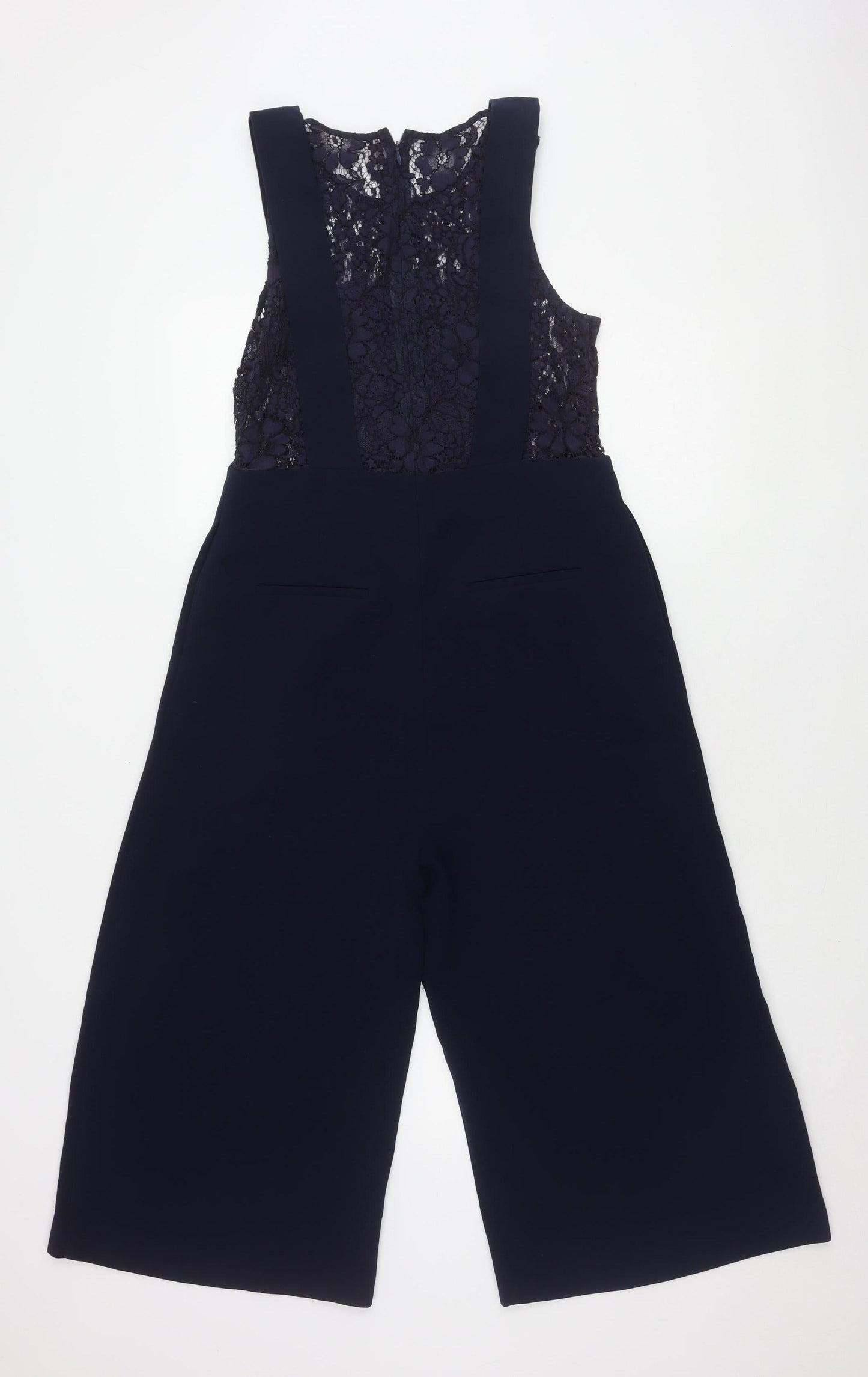 Jaspal Women's Blue Lace Jumpsuit M Formal Evening