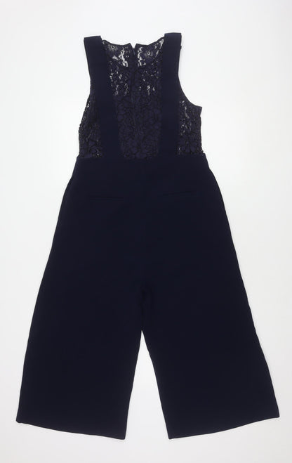 Jaspal Women's Blue Lace Jumpsuit M Formal Evening