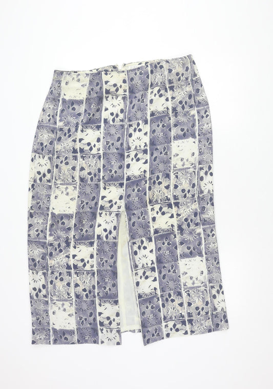 Platinum Women's Multicoloured Geometric Skirt Size 18