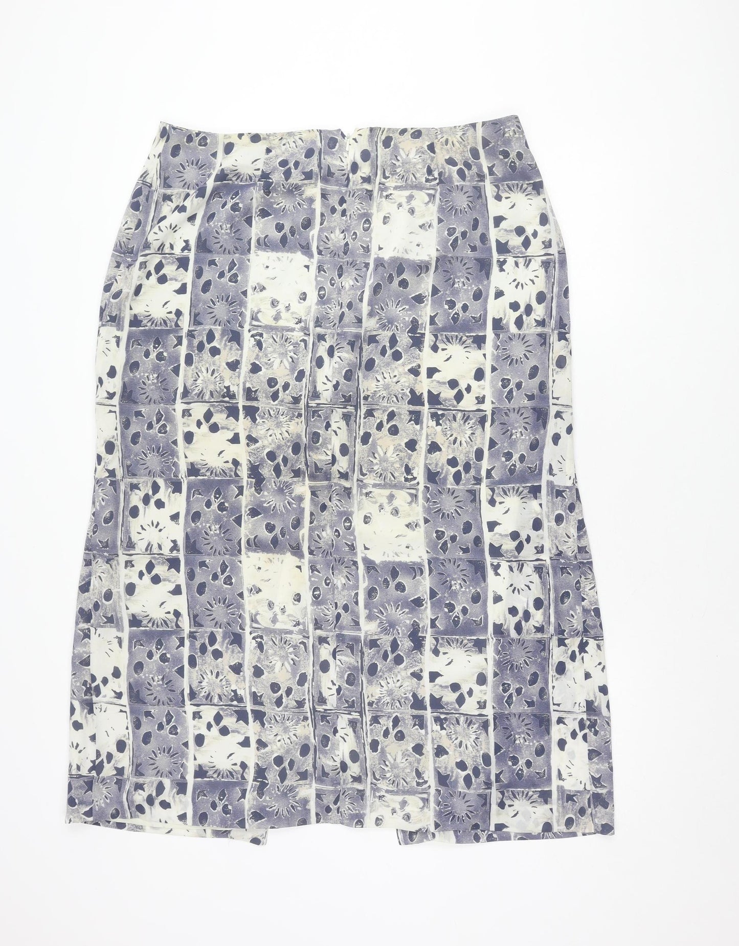 Platinum Women's Multicoloured Geometric Skirt Size 18