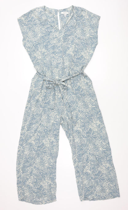 b.young Blue Women’s Jumpsuit UK 10 Geo Wide-Leg