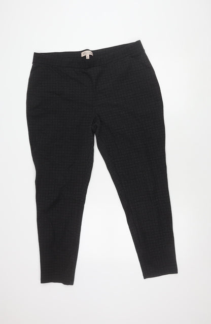 Philosophy Woman Black Check Trousers 2XL
