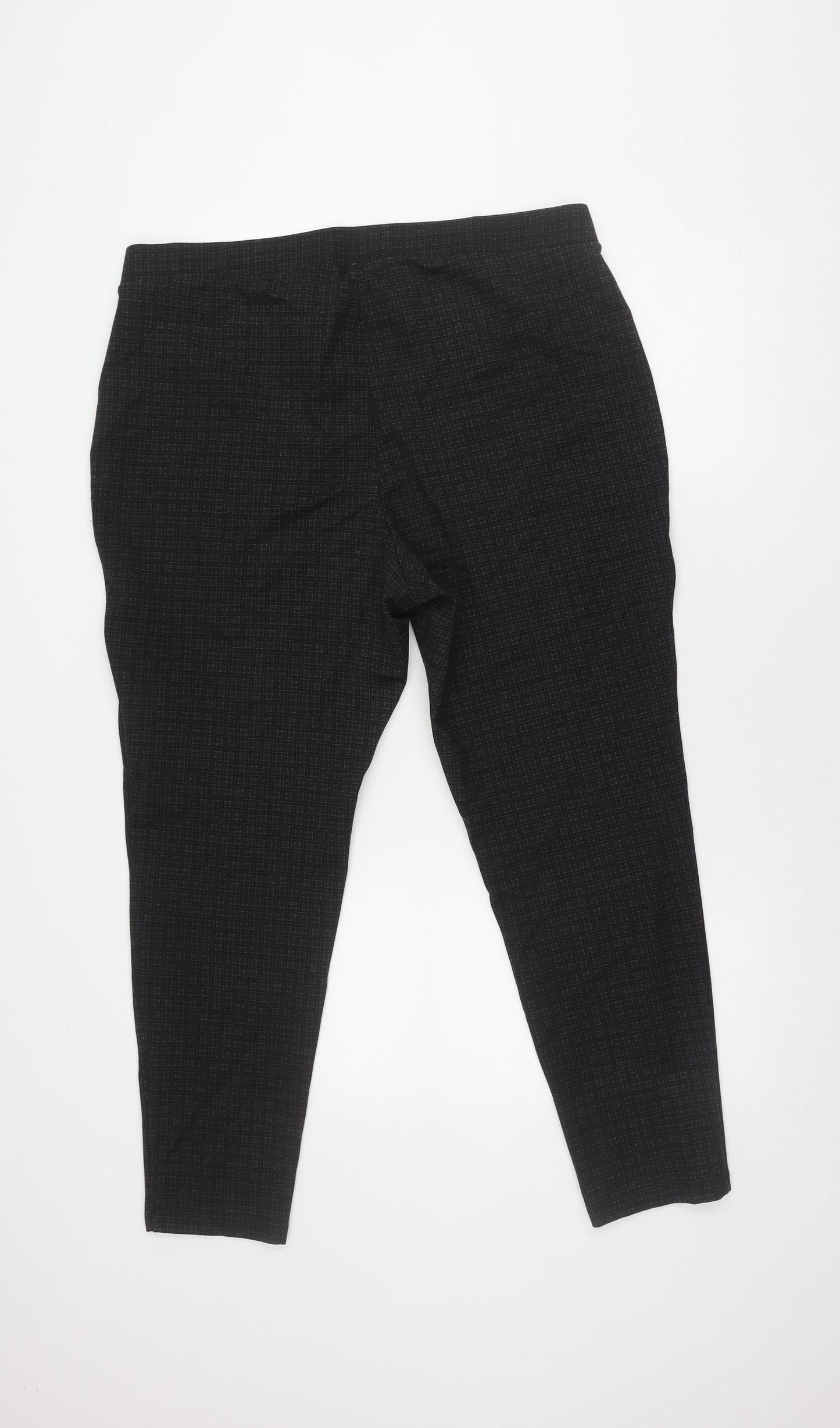 Philosophy Woman Black Check Trousers 2XL