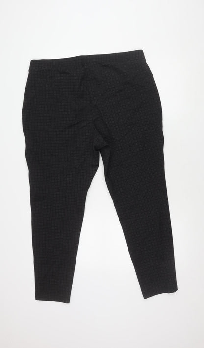 Philosophy Woman Black Check Trousers 2XL