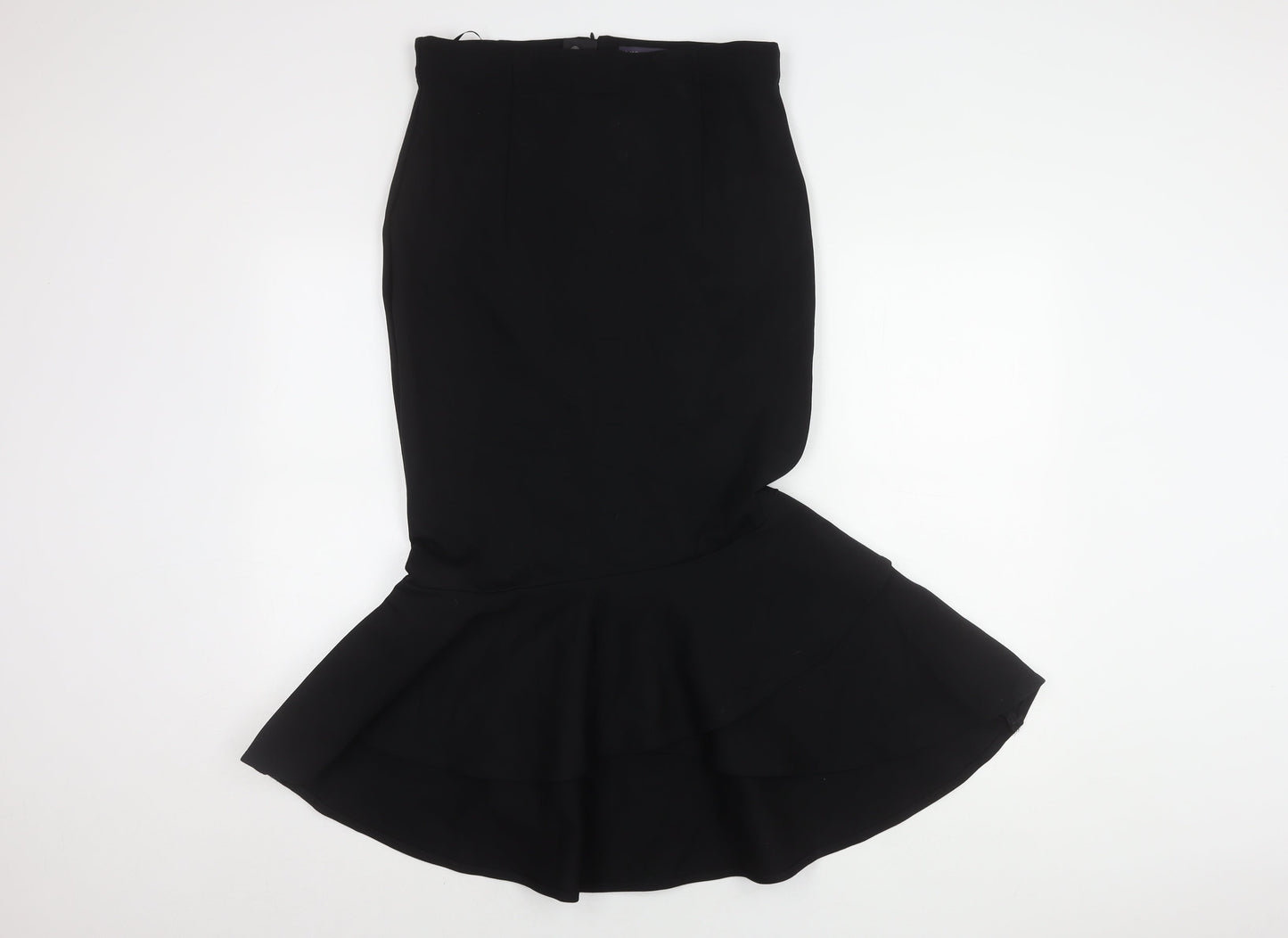 Marks & Spencer Women's Black Trumpet Skirt Size 12