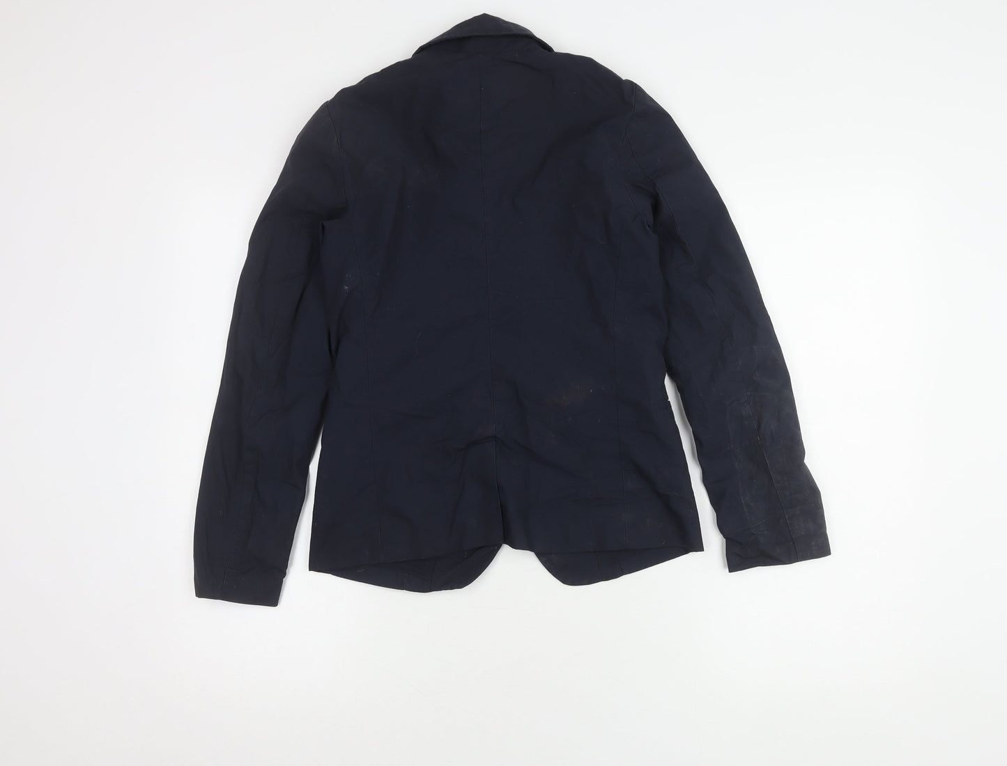 Player N. Unisex Blue Cotton Blazer S