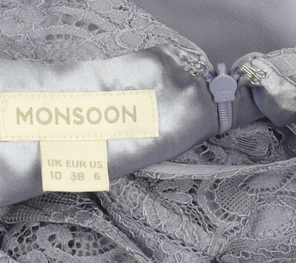 Monsoon Women's Grey A-Line Dress