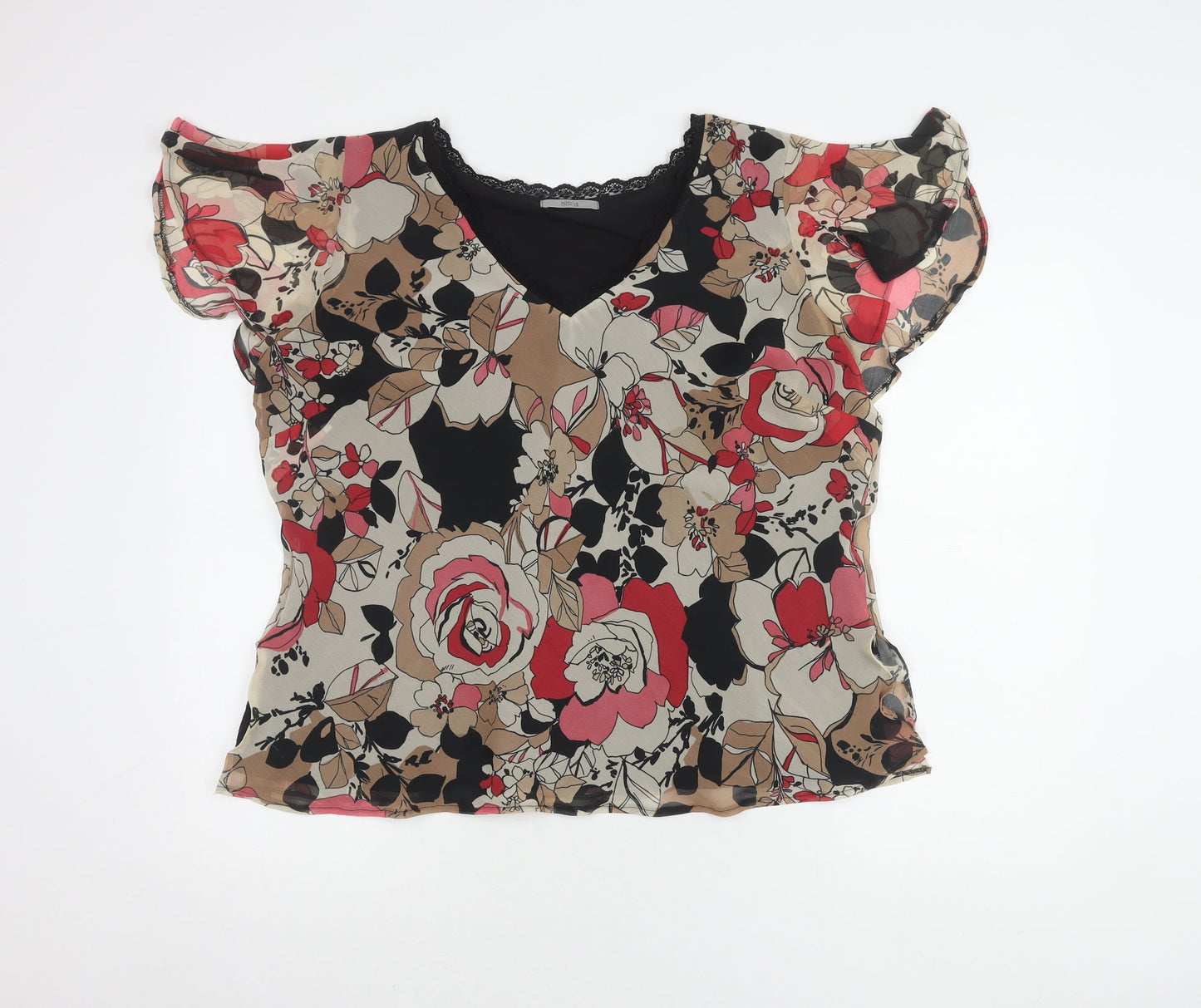 Womens UK Size 18 Marks and Spencer Multicoloured  Blouse