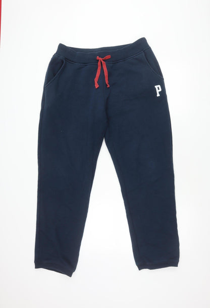 Penguin Men's Blue Jogger Trousers Size L