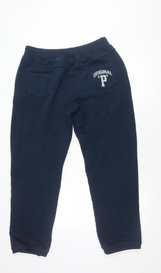 Penguin Men's Blue Jogger Trousers Size L