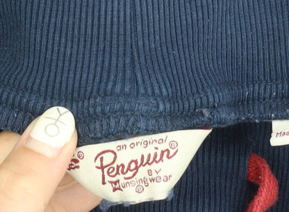 Penguin Men's Blue Jogger Trousers Size L