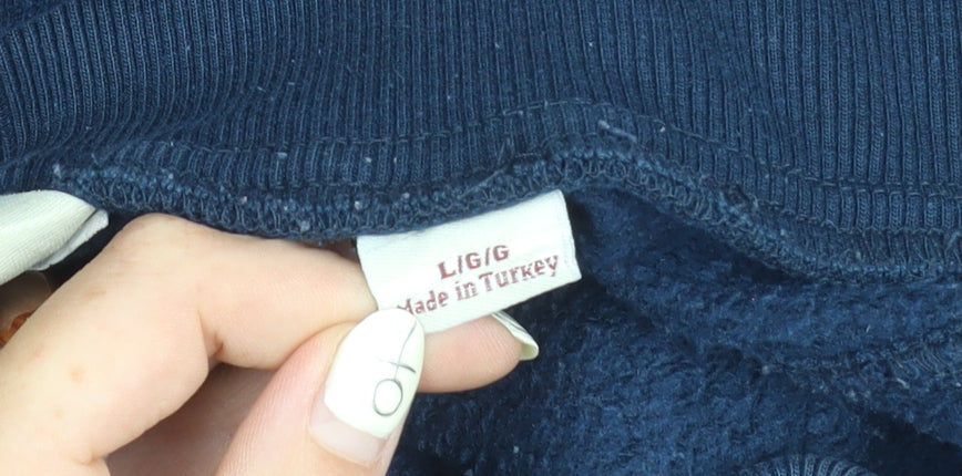 Penguin Men's Blue Jogger Trousers Size L