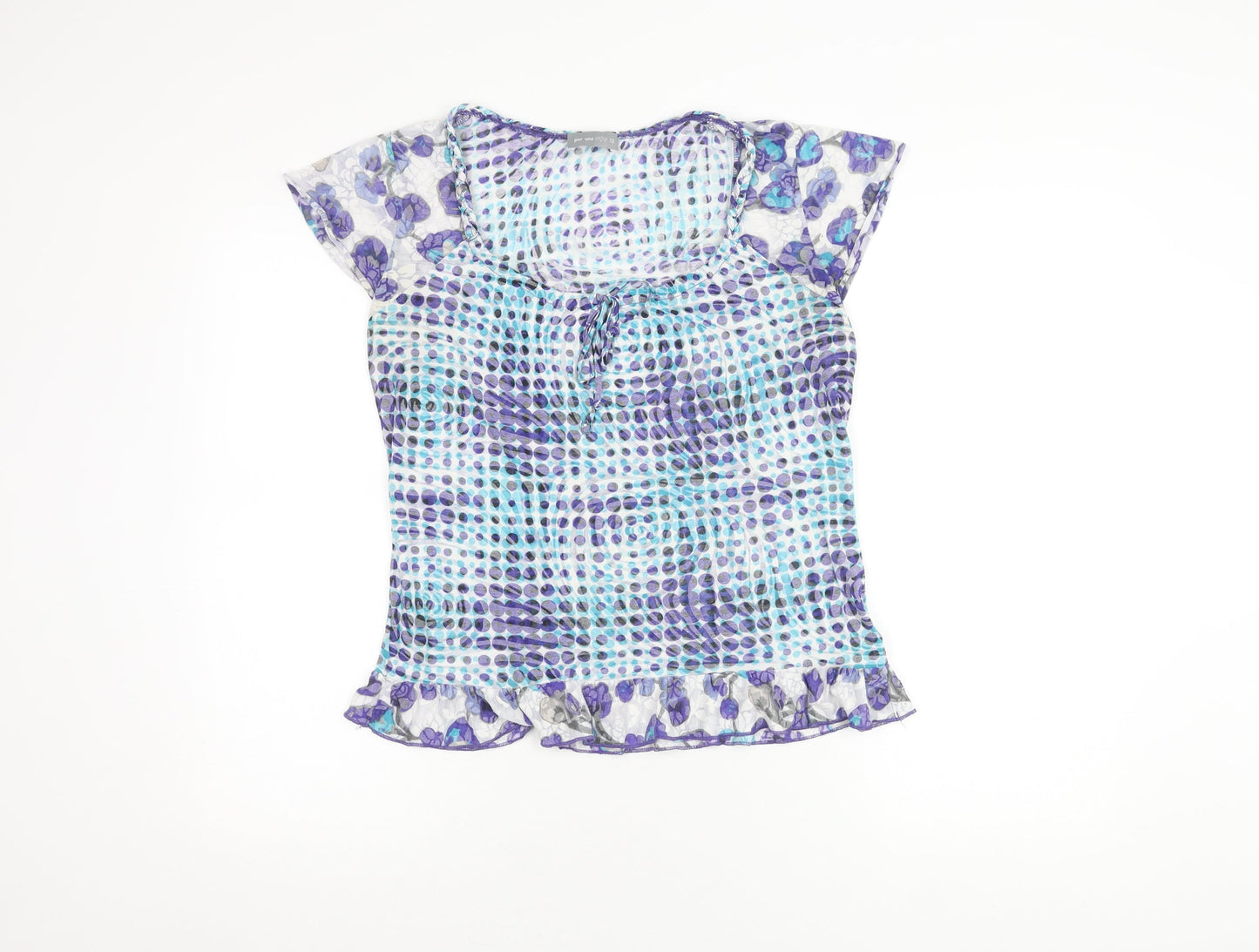 Womens UK Size 12 Marks and Spencer Purple  Blouse