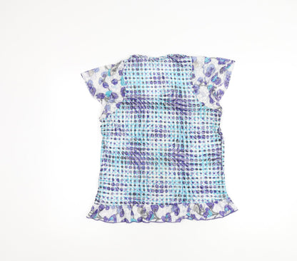 Womens UK Size 12 Marks and Spencer Purple  Blouse