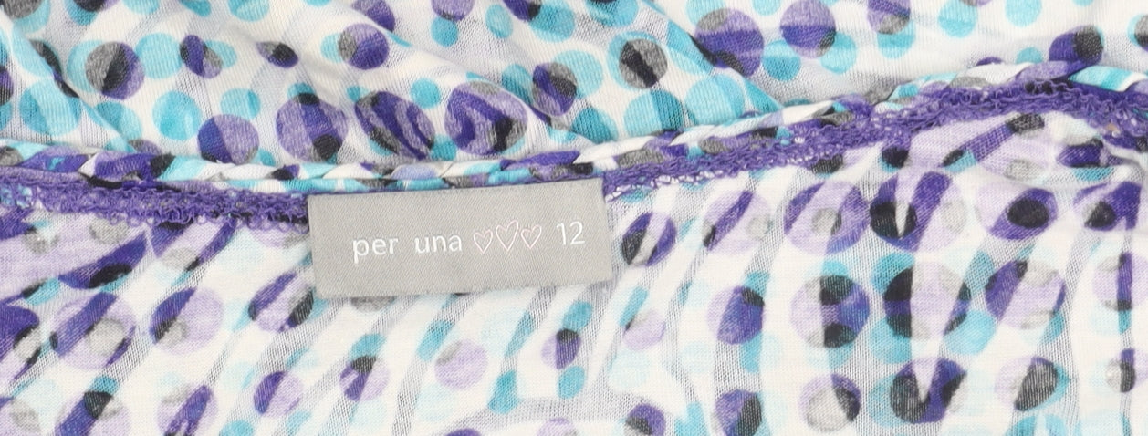Womens UK Size 12 Marks and Spencer Purple  Blouse
