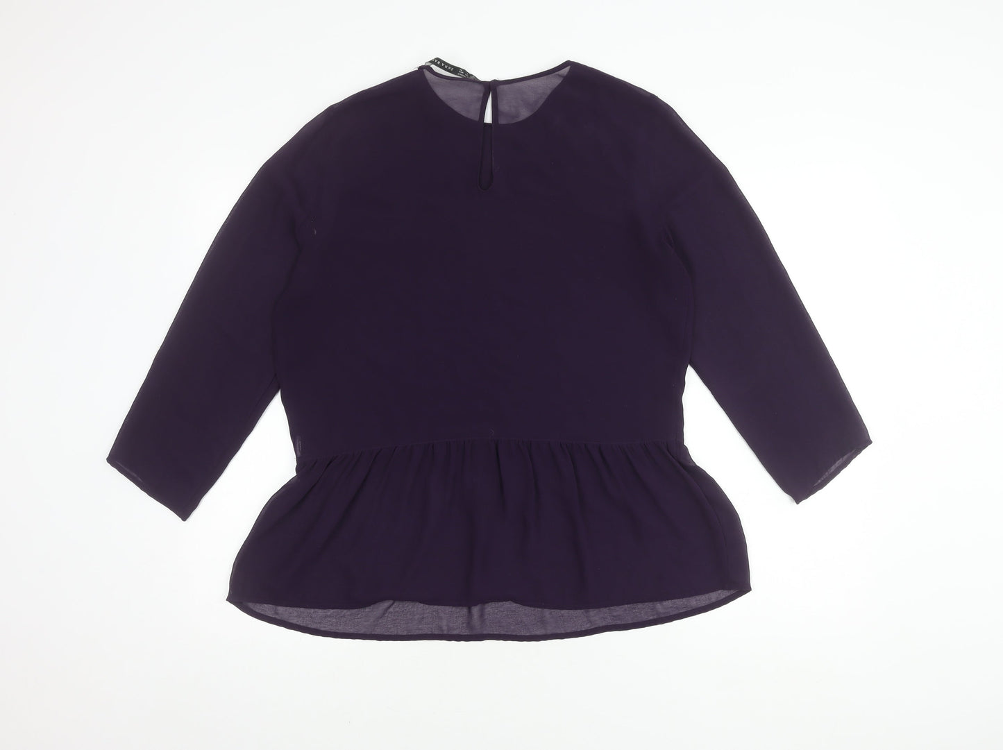 Womens UK Size 12 Zara Basic Purple Basic