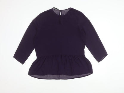 Womens UK Size 12 Zara Basic Purple Basic