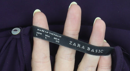 Womens UK Size 12 Zara Basic Purple Basic