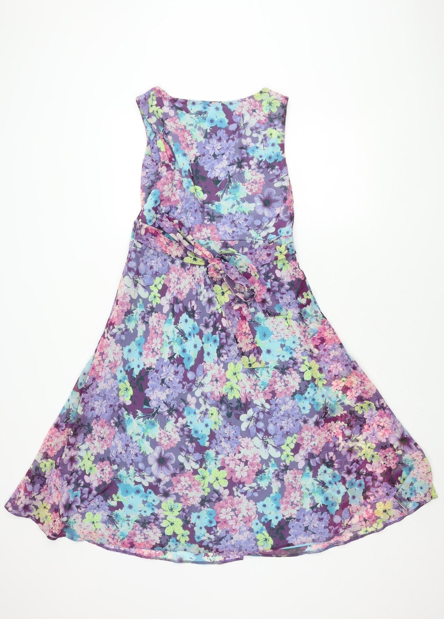 Debenhams Women's Multicoloured Floral Dress Size 12