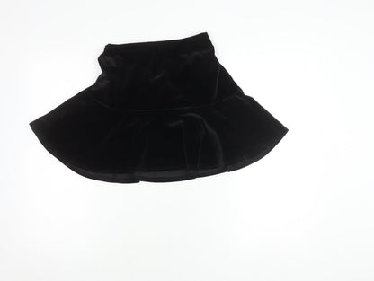 Womens UK Size 10 Quiz A-Line Velvet Skirt