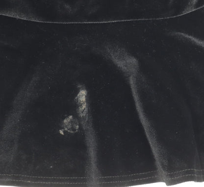 Womens UK Size 10 Quiz A-Line Velvet Skirt