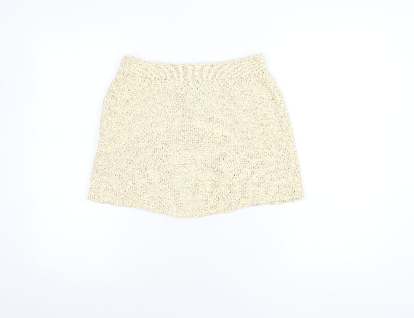 H&M Women's Beige Mini Skirt S