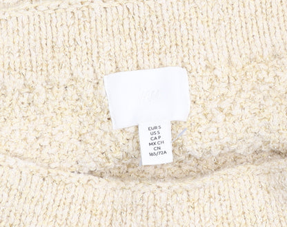 H&M Women's Beige Mini Skirt S